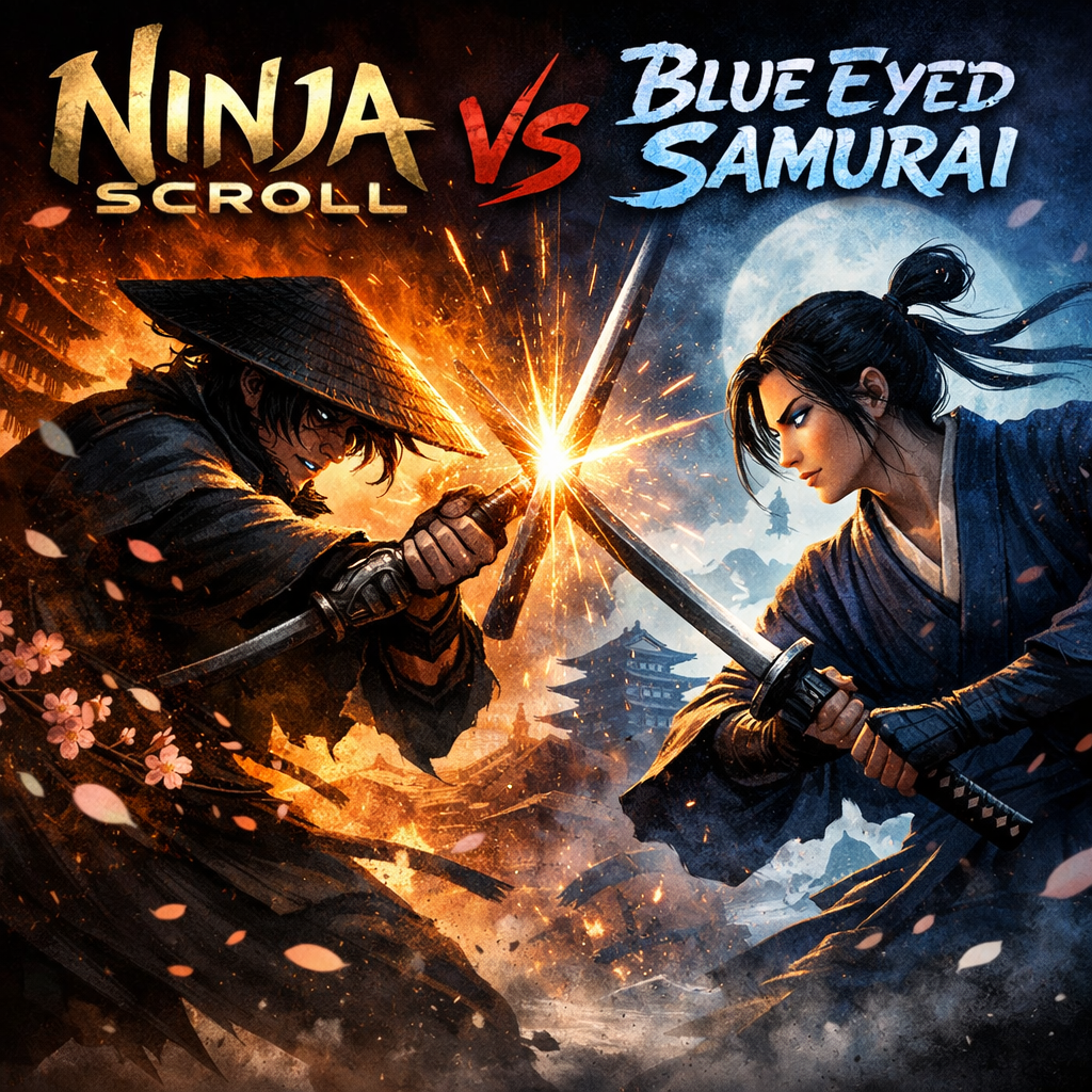 Ninja Scroll vs Blue Eyed Samurai episode artwork